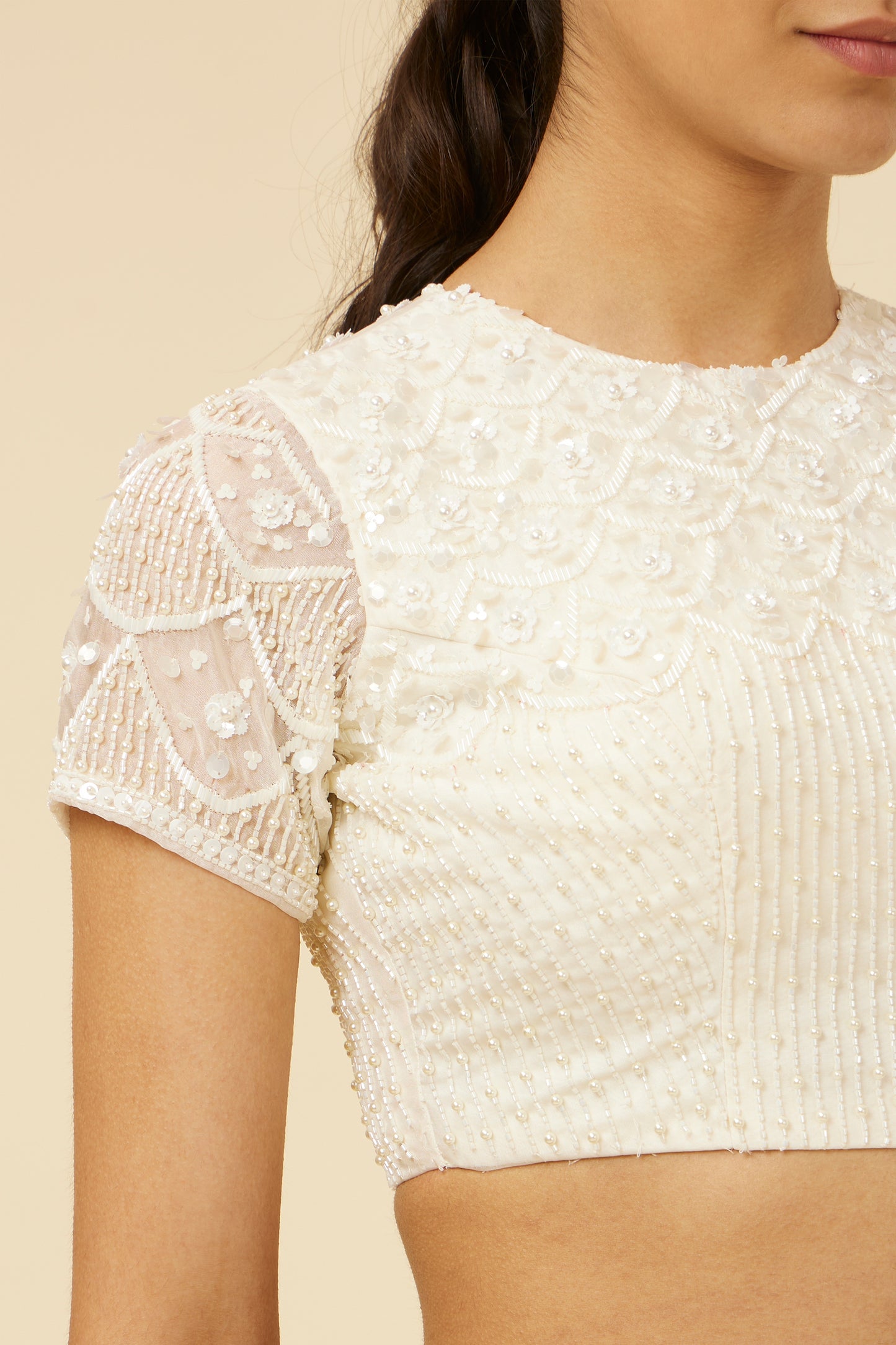 Off-White Ensemble Embroidered Blouse