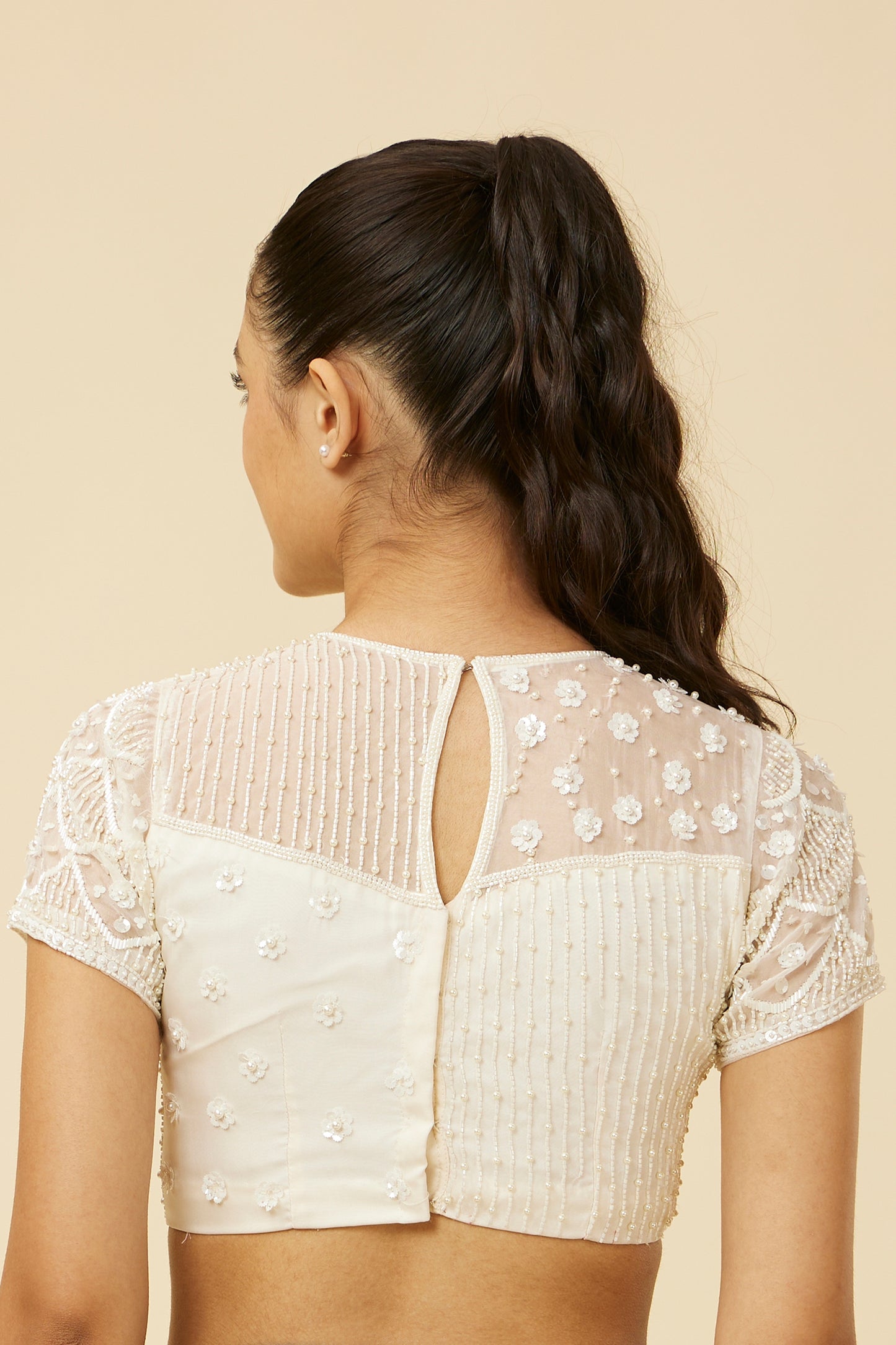 Off-White Ensemble Embroidered Blouse